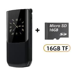 UNIWA 4G Feature Phone YeeMI S7 Dual SIM Dual Screen Large Fonts Phones For Old Man 4800mAh Cellphone Russian Hebrew keyboard