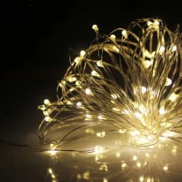 LED Outdoor Light String Fairy Garland Battery Power Copper Wire Lights For Christmas Festoon Party Wedding 8 Colors