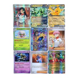 Pokem Card 360Pcs Prismatic Evolutions PHANTASMAL FLAMES Scarlet Violet 151 Black Bolt English Booster Battle Transaction Card