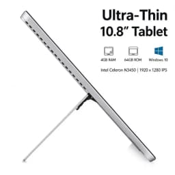 10.8 INCH 4GB RAM 64GB ROM WINDOWS 10 Tablet PC Intel Celeron N3450 CPU Core 1.1GHz Quad Core 1920 X 1280 IPS Screen WIFI