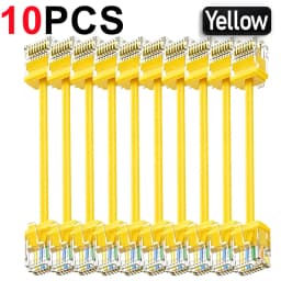 1/5/10Pcs CAT6A Slim RJ45 UTP Network Cord 10Gbps Cat6A Patch Cable for NAS PS5 Patch Panel to Switch Flexiable Cat6a 10/20/30CM