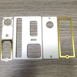 DIY Door Hinge Mounting Plate With Holes For Home Kitchen Cupboard for for BB Stubby aio RAGA SSPP switch panels Doors Furniture