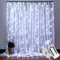 3/6M USB LED Curtain String Light Fairy Lights Garland Icicle Lights for Wedding Party Home Garden Decoration Valentine's Day