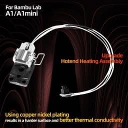 For Bambu Lab A1/A1mini Hotend Upgraded Heating Assembly High Temperature Resistance for Bambu Lab A1 Mini Bambulab Accessories