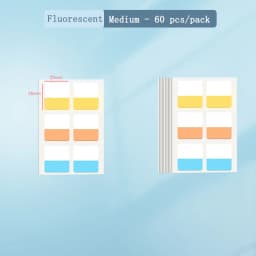 240PCS Sticky Notes Loose-leaf Paper Index Stickers Label Stickers Classification Instructions Sticky Strong Bookmark