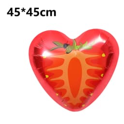 Cartoon Fruit Watermelon Pineapple Orange Birthday Balloons Wedding Holiday Festival Party Decoration Foil Balloon