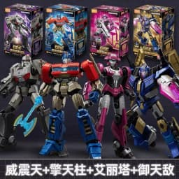 Original Blokees Transformers Optimus Prime The Fallen Shockwave Building Block Sentinel Prime Megatron Scourge Movie Toys Gifts
