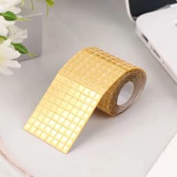 4x100cm Creative DIY Glass Mirror Stickers Mosaic Glass Self-adhesive Mirror Wall Stickers 3D Background Wall Mirror Decoration
