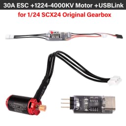 9IMOD Brushless ESC Motor Combo 30A ESC 1224/1621/2204 Motor For RC 1/18 1/24 SCX24 TRX4M