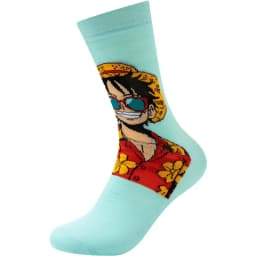 Hot Anime One Piece Casual Socks Cartoon Creative Printed Fashionable and Breathable Men and Women Mid-calf Socks Gift