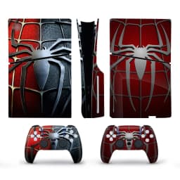 Skin Sticker For PS5 Slim Disc Edition Console Decal Vinyl Cover Case 2PCS Controller Gamepad Dustproof For PS5Slim Accessorie