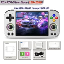 Anbernic RG477M Retro Handheld Game Console 4.7-inch LTPS 64 Bit Game Player Dimensity 8300 Online Multiplayer Streaming RG 477M