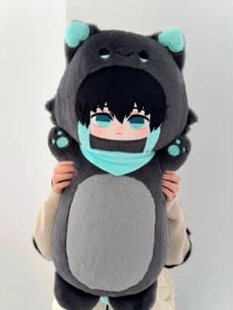 Tanjiro Kamado Plush Pillow Soft Detachable Scarf Nezuko Kamado Throw Pillow Cute Fluffy Home Decor Decoration Collection Gifts