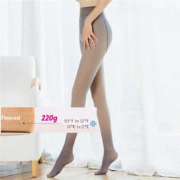 Customizable Artificial semi transparent warm wool tight fitting suit Leggings DDK403023