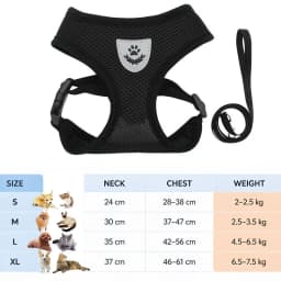 Cat Leash and Harness Cat Tent Kitten Harness Strap for Cats Neck Belt Anti Escape Pets Vest Harness Dog Neck Belt MBD01