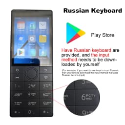 Qin F22 Touch Screen No Camera Wifi 2.8 Inch 16GB/32GB MTK6739 Bluetooth 1700mAh Battery 480*640 Smart Global Version Play Store