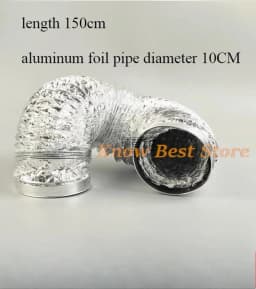 Pipe Part for Airbrush Spray Booth Exhaust Pipe Exhaust Fan Outlet Pipe Connector Air Outlet Flat Duckbill Exhaust Nozzle Hose