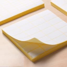 White Blank Paper Label Self Adhesive Sticker Labels Tags Writable Price Label Stickers Stationery Supplies 15 Sheets