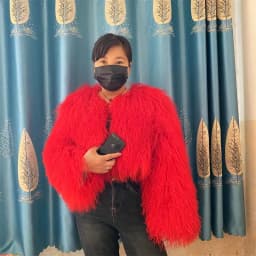 New 100% True Mongolia Sheep Large Size Fur Coat Sheep Fur Jacket Thick Warm Overcoat Hot Factory Outlet Discount