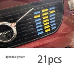 for Volvo XC60 S90 XC40 XC90 V40 S60 V60 V90 V60CC V90CC RD Sports Version China Grid Three-Color Strip Decorative Car Sticker