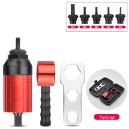 Rivet Nut Gun Riveting M3~M8 Cordless Rivet Drill Electric Adapter Insert Nut Tool, Can Be Used In Manual And Electric Mode