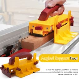 Push Block for Table Saws Router Tables Band Saws Jointers Table Saw Push Block Cuts Safe for Widgets Difficult Cut ThinRips Cut