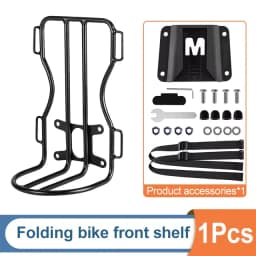 Metal Front Rack for Brompton Bike Bag Front Lightweight Shelf Luggage Rack Bicycle Accessories