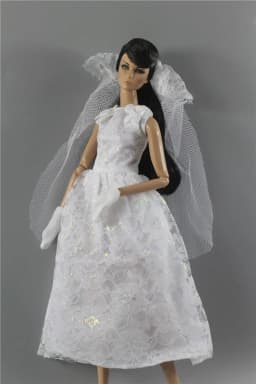 1 Set Doll Clothes 1:6 Scale Dress Outfit for 11.5 Inch 30cm Doll Many Style for Choice Gifts for Girls Doll Accessories #8