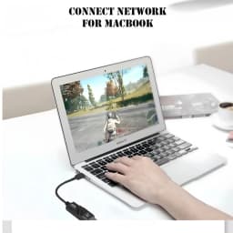 10/100/1000Mbps USB 3.0 Wired Network Card USB/Type-C to RJ45 LAN Ethernet Adapter for Laptops Desktops TV Boxes Windows