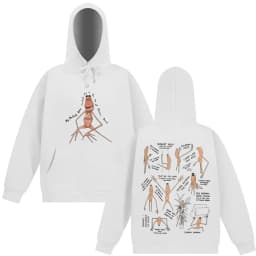 Marcus The Worm  Funny Meme Graphic Hoodie Men Women Harajuku Pullover Long-sleeved Loose Oversized Sportswear Autumn and Winter