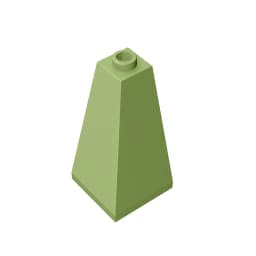 Gobricks GDS-733 ROOF TILE CORNER 2X2X3/73 compatible with lego 3685 children's DIY Educational Building Blocks Technical