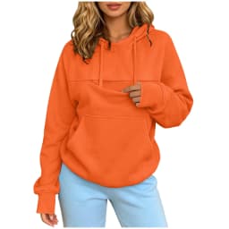 Women Pet Carrier Hoodie With Pet Pocket Drawstring Long Sleeve Cat Dog Holding Pullover Solid Loose Casual Pet Lover Sweatshirt