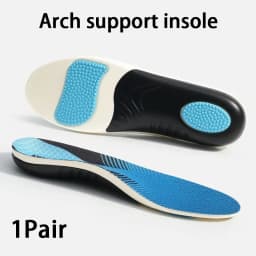 1 Pair New Sports Shock Absorption Quality Arch Support Shoe Sole Orthopedic Shoe Insoles for Men & Women Comfortable Running