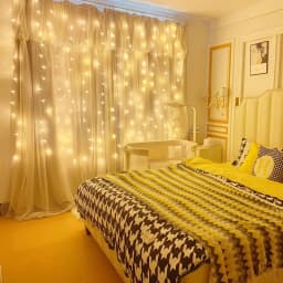 Fairy LED Curtain Lights USB Plug-in Remote Control Waterproof String Lights for Bedroom Indoor Outdoor Wedding Christmas Decor