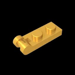 MOC PARTS Bricks GDS-646 PLATE 1X2 W/SHAFT 3.2 compatible with lego 60478 children's toys Assembles Building Blocks Technical