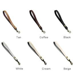 Leather Wristlet Strap Replacement Clutch Purse Bag Handle Belts for Handbag Wallet Key Wrist Lanyard Bags Accessories 14.5cm