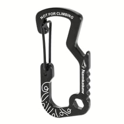 1/2/5pcs Outdoor Backpack Carabiner Multifunctional Print D Ring Spring Hook Metal Water Bottle Clip Aluminum Quick Release