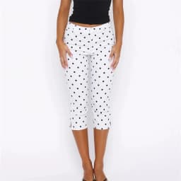 Women's Y2K Cute Capri Pants Solid Color Satin Bow Decor Side Split Summer Slim CroppedTrousers Stretch Crop Leggings