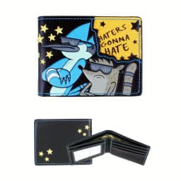 Cartoon Leather Wallet for Men | Boy's Wallet | "Those Who Hate Will Hate" Embroidery | Ideal Choice for Holiday Gifts