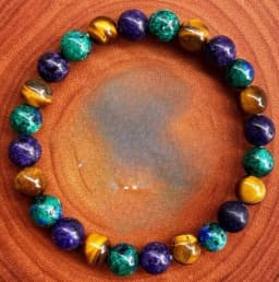 Personality Trendy Tiger's Eye Stone Amethyst Turquoise Natural Colorful Stone Beaded Bracelet for Women Men Amulet Jewelry Gift