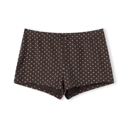 Foldover Shorts for Women Vintage Polka Dot Micro Shorts Fold Over Pajama Bottoms Slim Fit Going Out Mini Shorts Streetwear