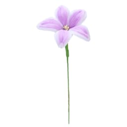 5Pcs Lily DIY Artificial Flower Chenille Stem Fluffy Wire Pipe Cleaners Twist Stick Children Educational Toys Creative Handcraft