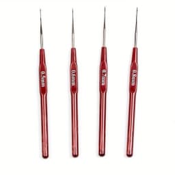 Crochet Hook Plastic Handle Crochet Hooks Handle Knitting Needles Set Crochetings Knittings