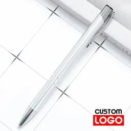 20-200pcs Wholesale Metal Pen Personalized with Your Company Logo PenAdvertising Pen Free Logo Printing Free Design Service