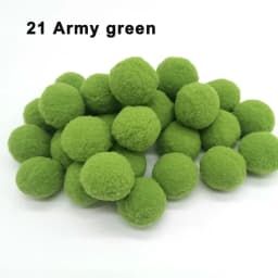 Mini Fluffy Soft Pom Poms 8/10/15/20/25/30mm Pompoms Ball Handmade Kids Toys Wedding Christmas Decor DIY Sewing Craft Supplies
