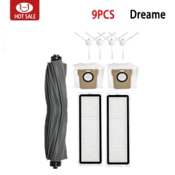 For Dreame L10s Ultra / L10S Pro Robot Vacuum Cleaner Accessories Vacuum Bags Mop Filter For Vacuum Cleaner Cleaning Brush