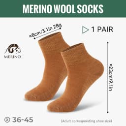 WRELS 1/2/3pairs Merino Wool Socks Hiking Socks Warm Cushion Socks Moisture Wicking Socks Thermal Breathable Soft Sports Socks