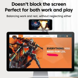 Invisible Foldable Magnetic Laptop Phone Holder Laptop Same Screen PhoneStand Computer Monitor Side Display Expansion Back Mount