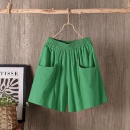 Slimming Straight Leg Cotton Linen Harem Pants Women's High Waist Summer Casual Trousers Pure Color Versatile Loose Fit Thin