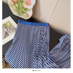 Sweet & Vintage A-Line Pleated Skirts for Tall Women - 2026 Spring Summer High Waist Flowy Skirt